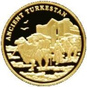 Ancient Turkestan - 100 Tenge - 2005 - Kazakhstan - gold coin