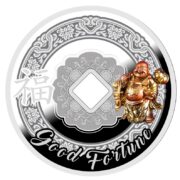Symbols of Feng Shui: Laughing Buddha - 2017 - Cameroon - 500 Francs - silver coin