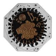 Zodiac Signs: Leo - 100 Tenge - 2018 - Kazakhstan - silver & tantalum coin