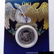 Uki (Owl) - 100 Tenge - 2019 - Kazakhstan - melchior coin in blister