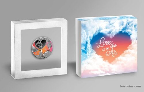 Love is in the Air - 2021 - Cameroon - 500 Francs - silver coin with digital printing - Image 3