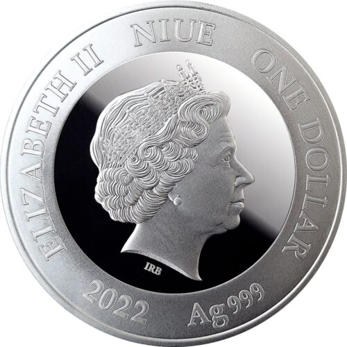 My First Diamond - Niue - 2022 - 1 Dollar - silver coin with stone - Image 2