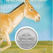 Equus Hemionus (Qulan, Kulan) - 100 Tenge - 2021 - Kazakhstan - melchior coin in blister
