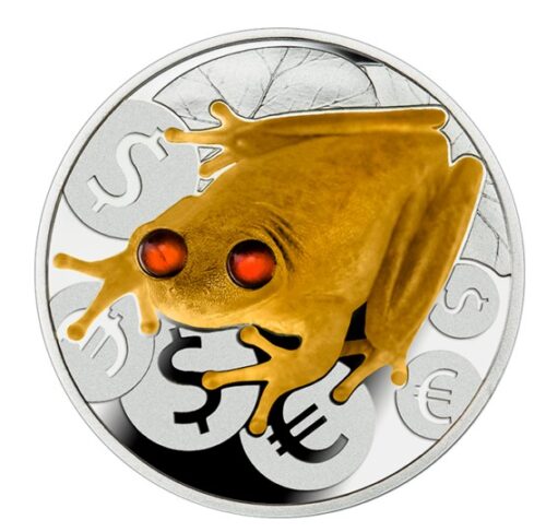 Stroke of Luck - Niue - 2017 - 2 Dollars - silver coin with amber