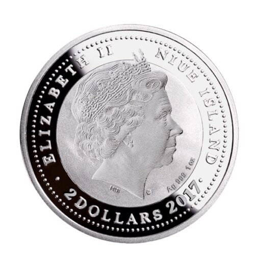 Stroke of Luck - Niue - 2017 - 2 Dollars - silver coin with amber - Image 2
