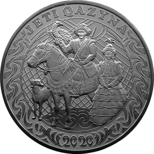 JETI QAZYNA (Seven Treasures) - 5000 Tenge - 2020 - Kazakhstan - silver coin (25 oz)