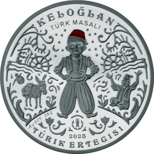 Keloglan (Turkish Fairy Tale) - 500 Tenge - 2023 - Kazakhstan - silver coin