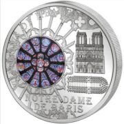 WINDOWS OF HEAVEN - Notre Dame de Paris - Cook Islands - 2011 - 10 Dollars - silver coin
