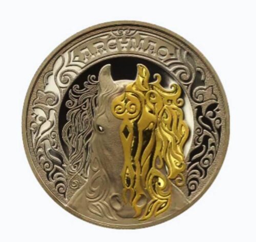 ARGYMAQ (Horse) - 500 Tenge - 2025 - Kazakhstan - melchior coin with gilding (proof-like)
