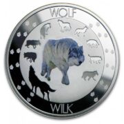 Symbols of Nature: Wolf - Niue - 2015 - 1 Dollar - silver coin