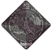 Egyptian View (MYSYRLYQ TANYM) - 2000 Tenge - 2025 - Kazakhstan - 2 oz silver & 100 gr tantalum coin