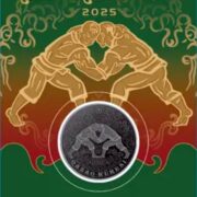 Qazaq Kuresi - 200 Tenge - 2025 - Kazakhstan - melchior coin in blister