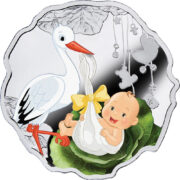Born To Be Happy - Niue - 2016 - 1 Dollar - silver coin with pad printing