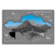 Borovoe (BURABAY) - 1000 Tenge - 2026 - Kazakhstan - silver coin with rainbow interference